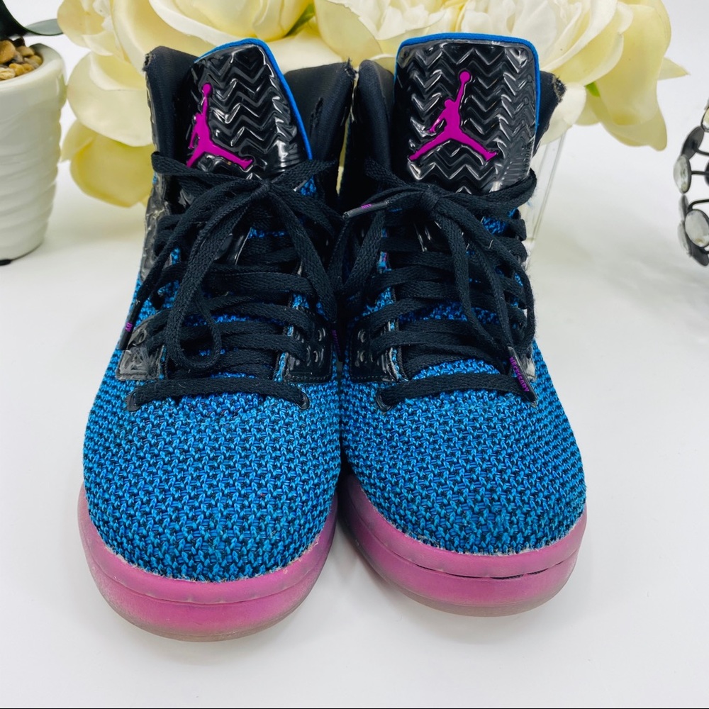 Jordan Sho Nuff Ya Dig BK NY Boys Sneakers - Picture 7 of 8